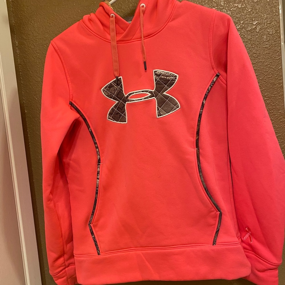 Hot pink UA hoodie